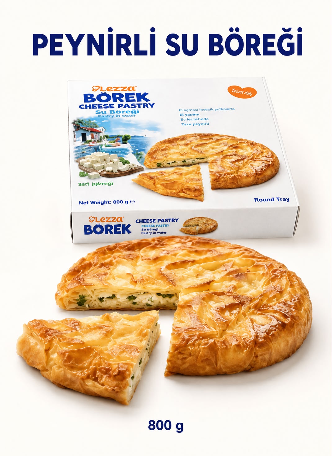 Lezza Su Böreği Round Cheese Borek 800g