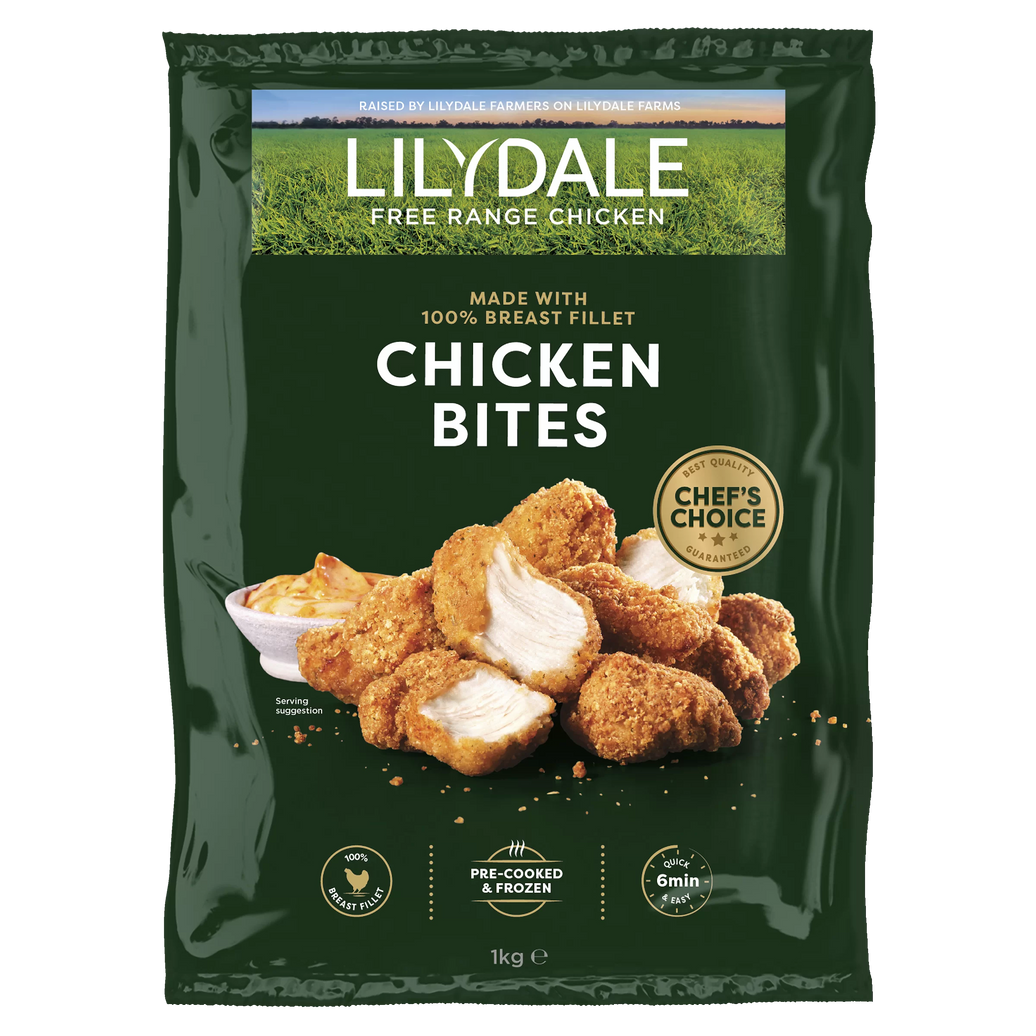 Lilydale Chicken Bites 1kg
