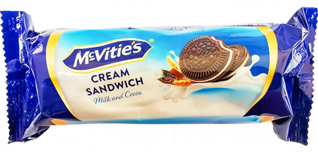 Mcvities Cream Sandwich Milk & Cocoa Biscuits 90g