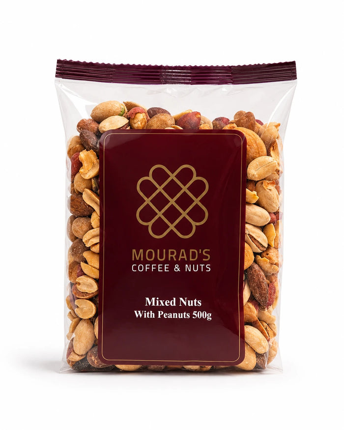 Mourads Dry Roasted Salted Mixed Nuts with Peanuts 500g