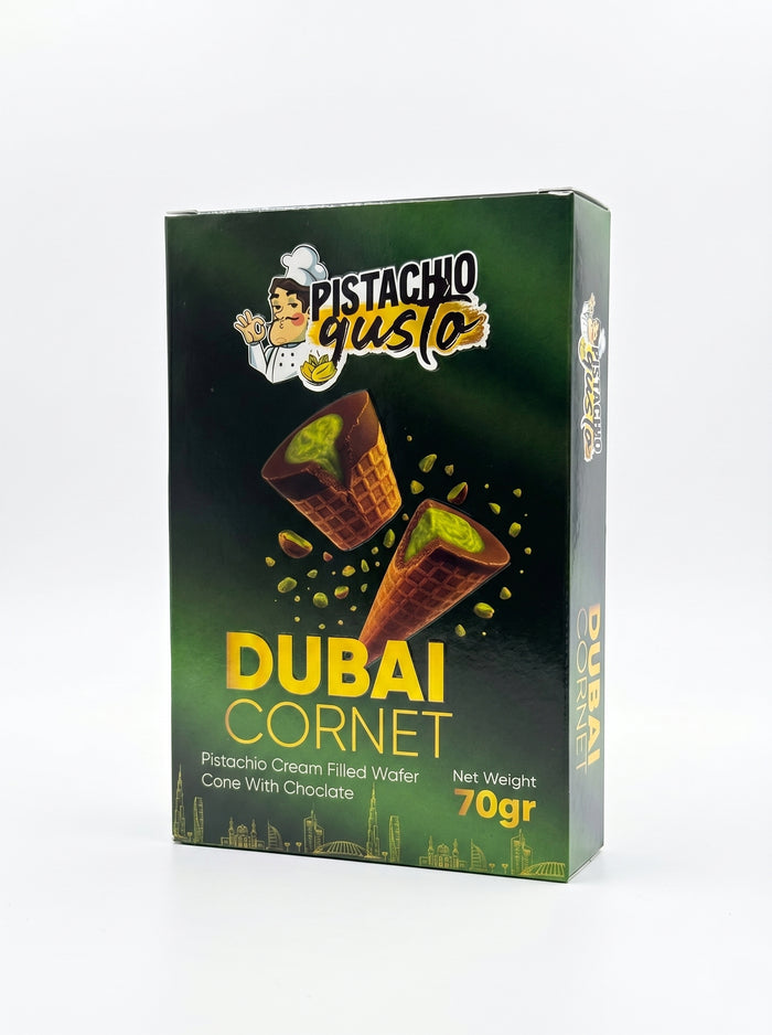 Pistachio Gusto Dubai Cornet 70g