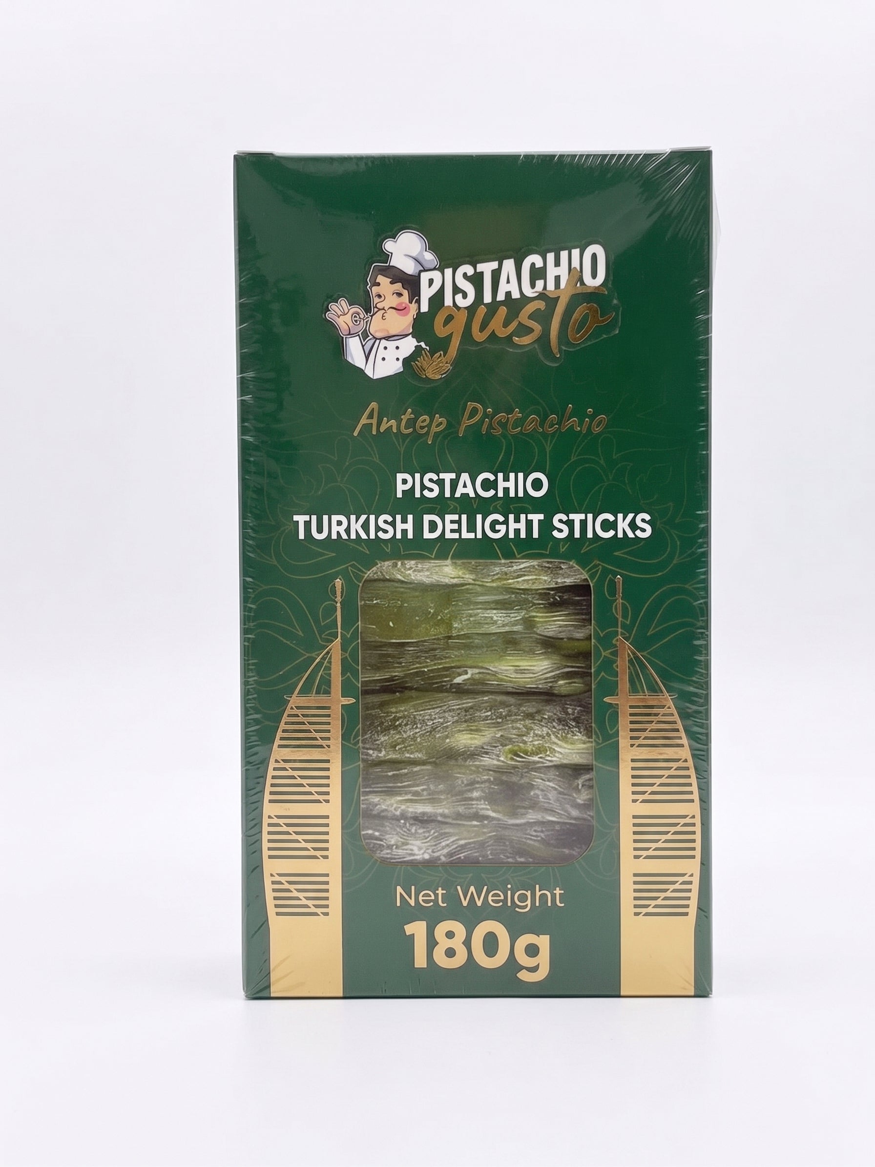 Pistachio Gusto Stick Turkish Delight 180gr