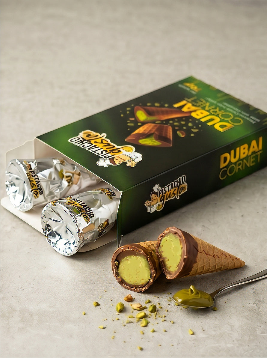 Pistachio Gusto Dubai Cornet 70g