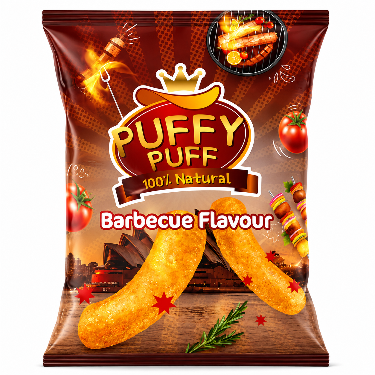 Puffy Puff Corn Puff Chips 85g