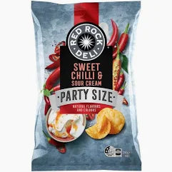 Red Rock Deli Potato Chips Party Bag Sweet Chilli & Sour Cream | 290g