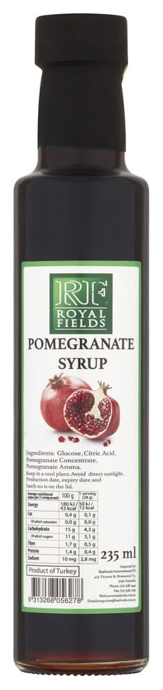 Royal Fields Pomegranate Syrup (Nar Ekşili Sos) 235ml