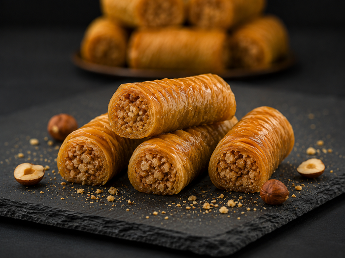 Hazelnut Mini Baklava 1kg | Hand Made - Saray Sweets