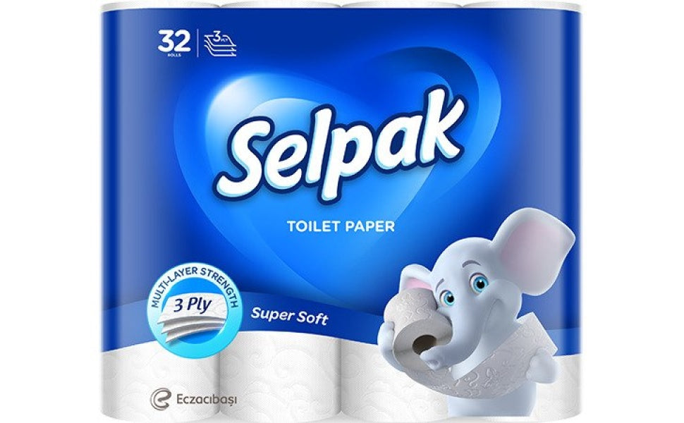 Selpak 3ply Toilet Paper 32 Rolls