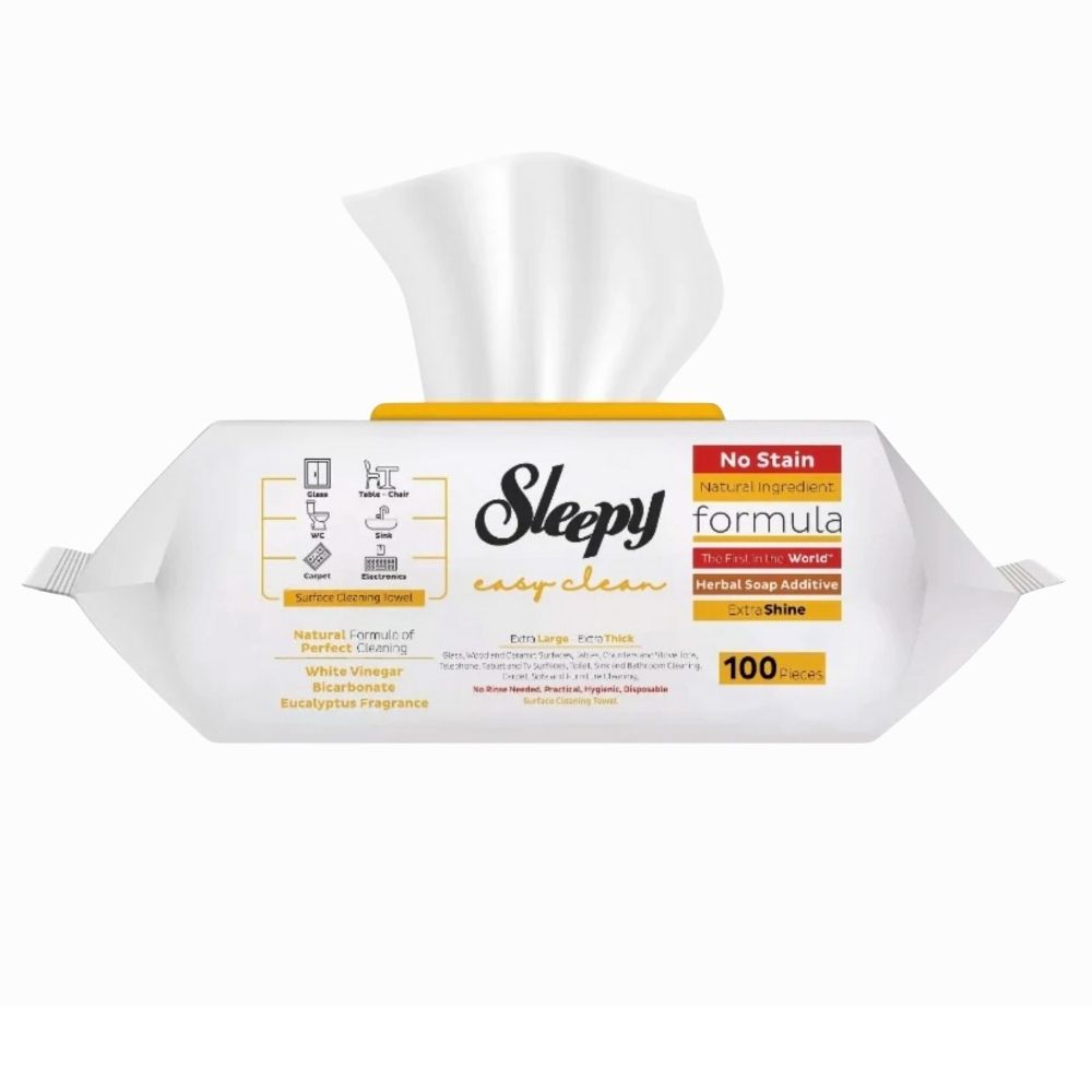 Sleepy Multi Purpose Wipes with Herbal Soap – 100 pcs