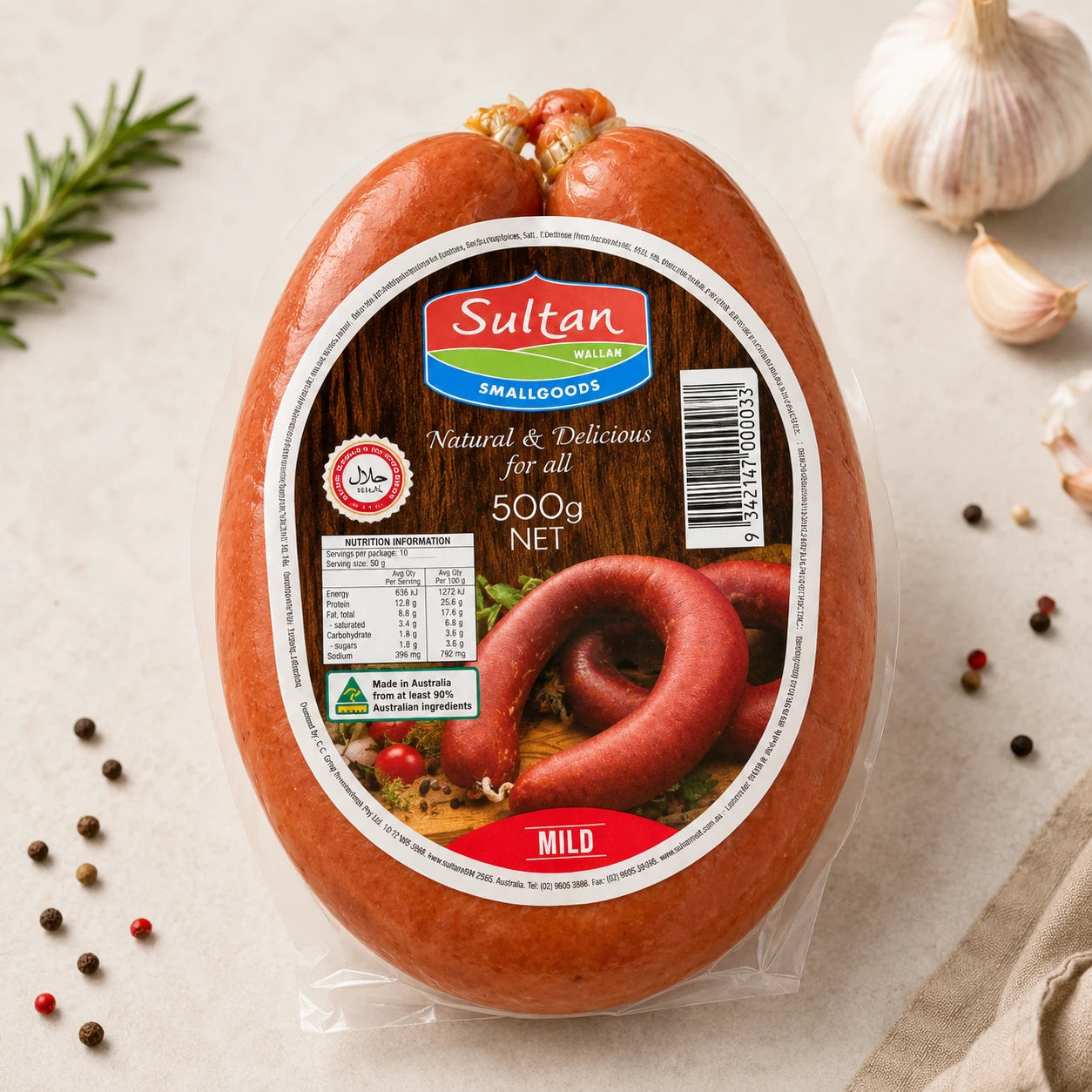 Sultan Sucuk Vacuum Pack 500g