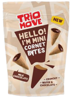 TRIO MOVE MILKY MİNİ KORNET 75 GR