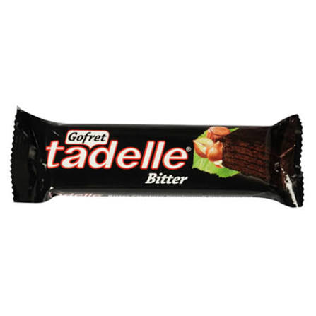 Tadelle Dark Chocolate Wafer (Bitter Çikolatalı Gofret) 35g