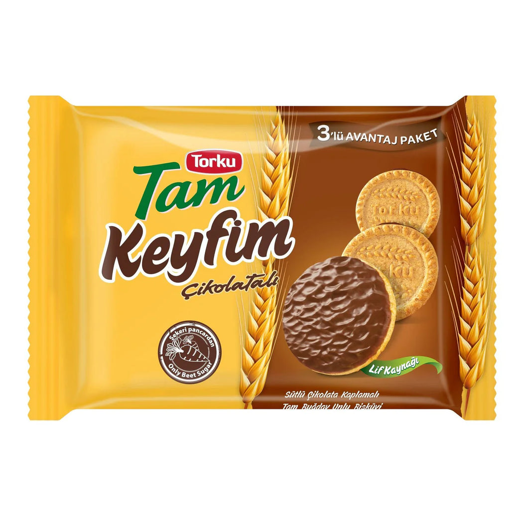 Torku Tam Keyfim Wheat Biscuits 3 Pack 252g
