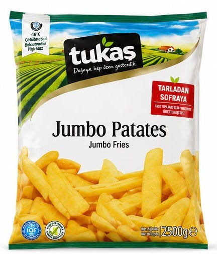 Tukas Jumbo Fries 2.5kg