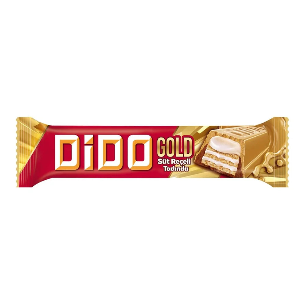 Ulker | Dido Gold Chocolate Covered Wafer Bar with Jam 36g