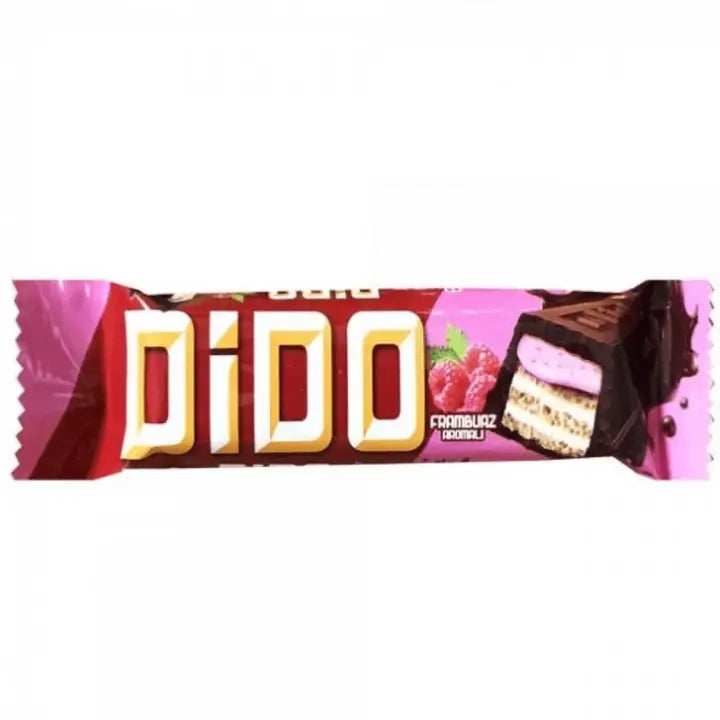 Ulker Dido Raspberry Cream Chocolate Wafer Bar 