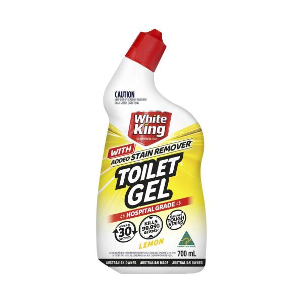 White King Lemon Power Toilet Cleaner Gel | 700mL
