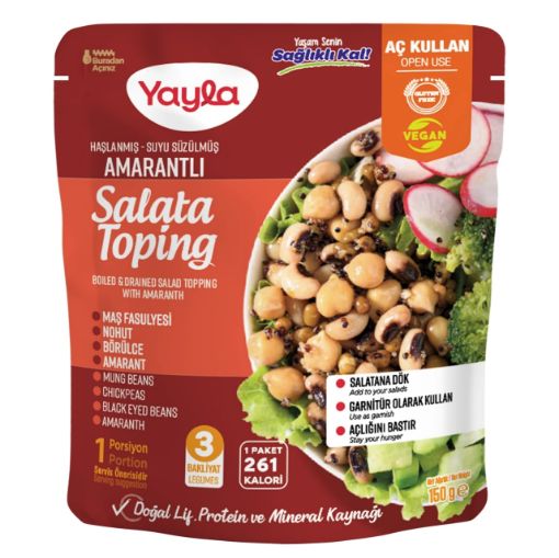 Yayla Amaranth Salad Topping Ready to Eat Pack 120gr 