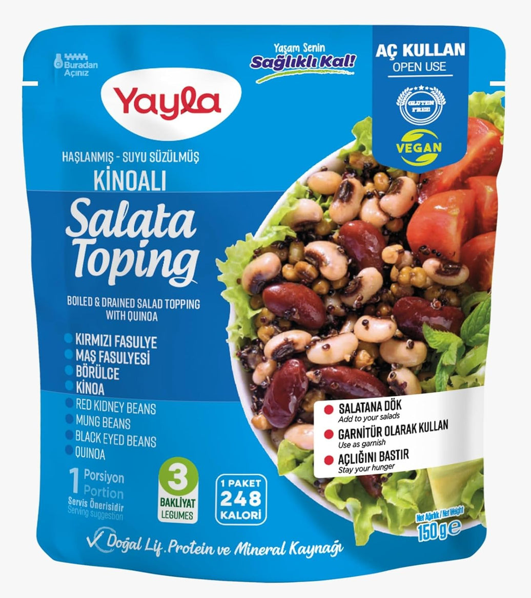 Yayla Quinoa Salad Topping Ready to Eat Pack 150gr