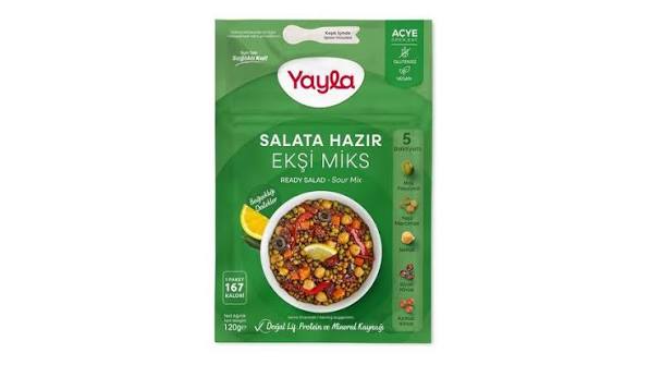 Yayla Sour Mixed Salad Ready to Eat Pack 120gr