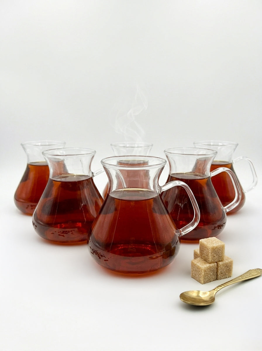 Zelali Turkish Tea Glasses 6pcs