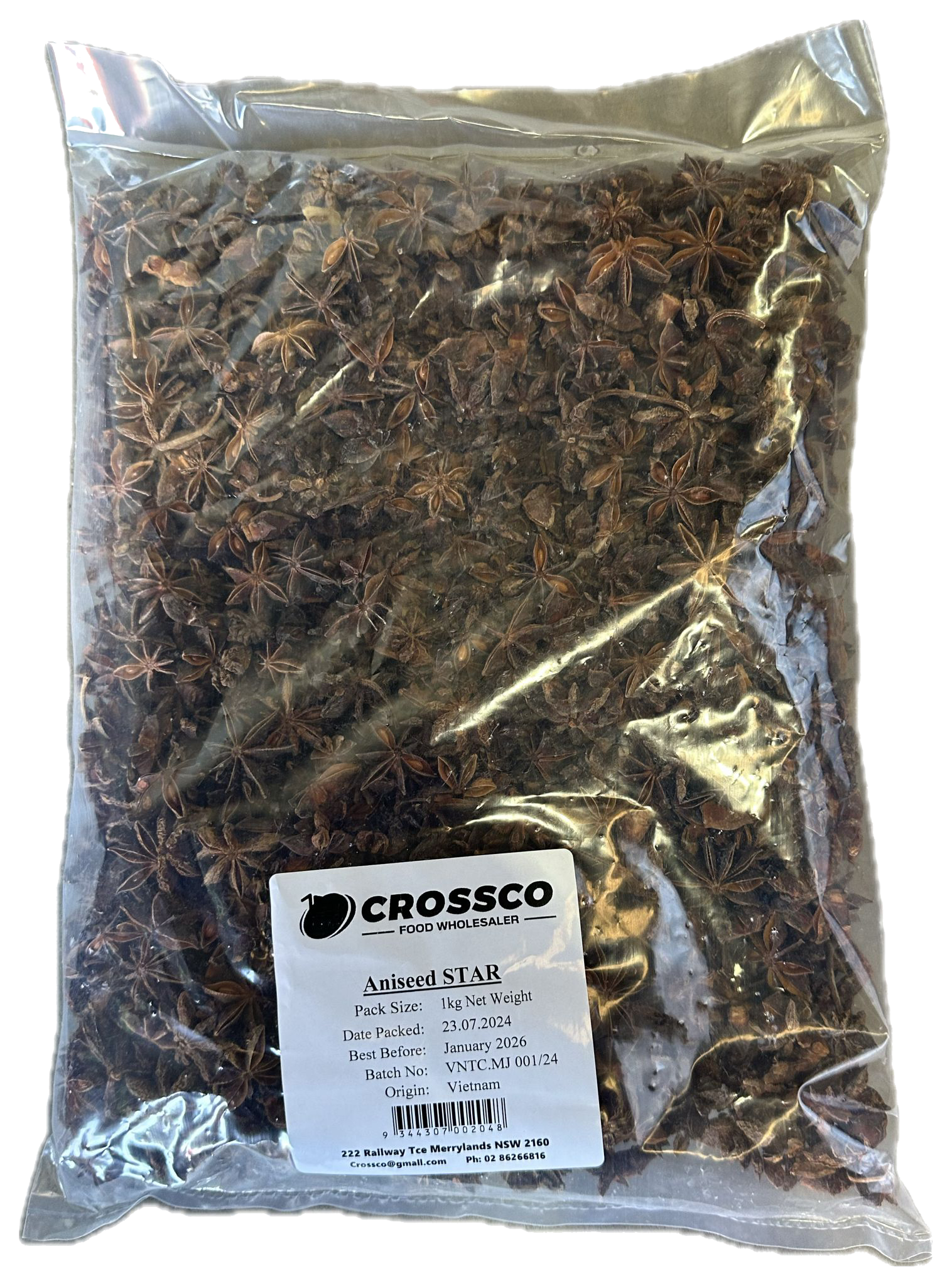 STAR ANISE WHOLE 1 KG