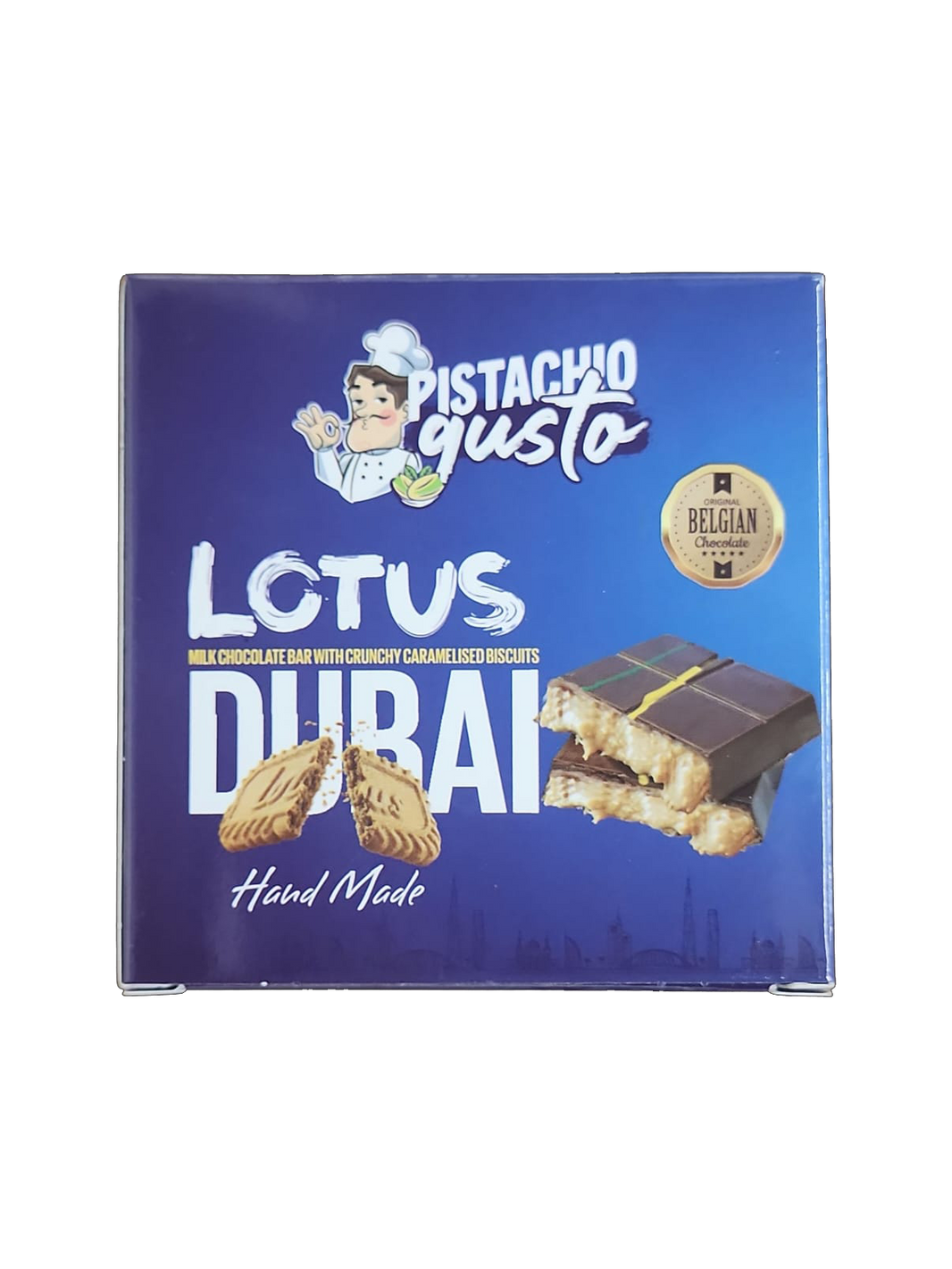 BYGUSTO LOTUS MILK CHOC 100GR*12*4 KEEP CHILLED! - sydmarfoods