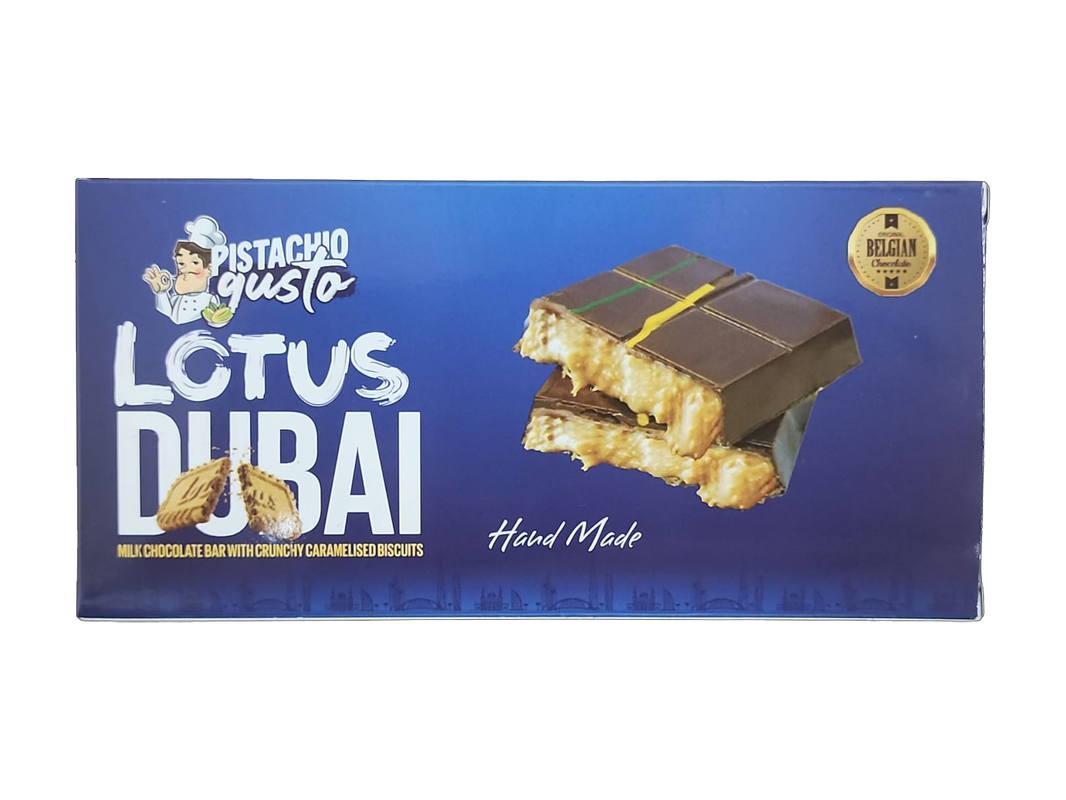 BYGUSTO LOTUS MILK CHOC 200GR