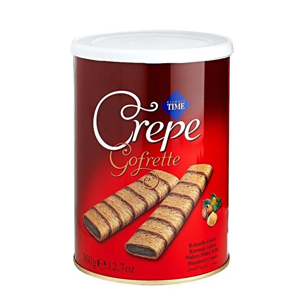 Cizmeci Time Wafers Hazelnut Crepes 360g