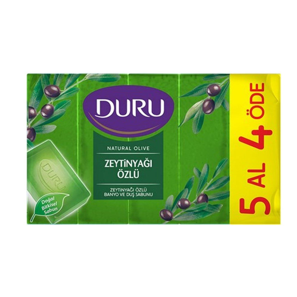 Duru Zeytinyağlı Duş Sabunu 5'li