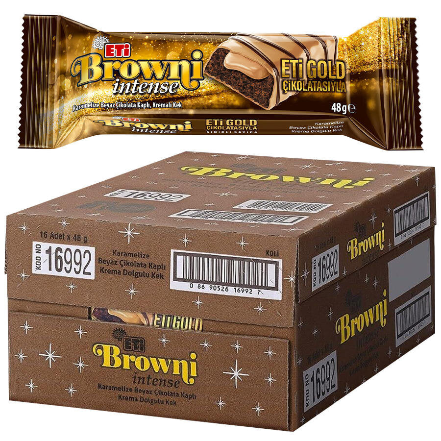 Eti Browni Intense White Chocolate Cake 48gX16 packs