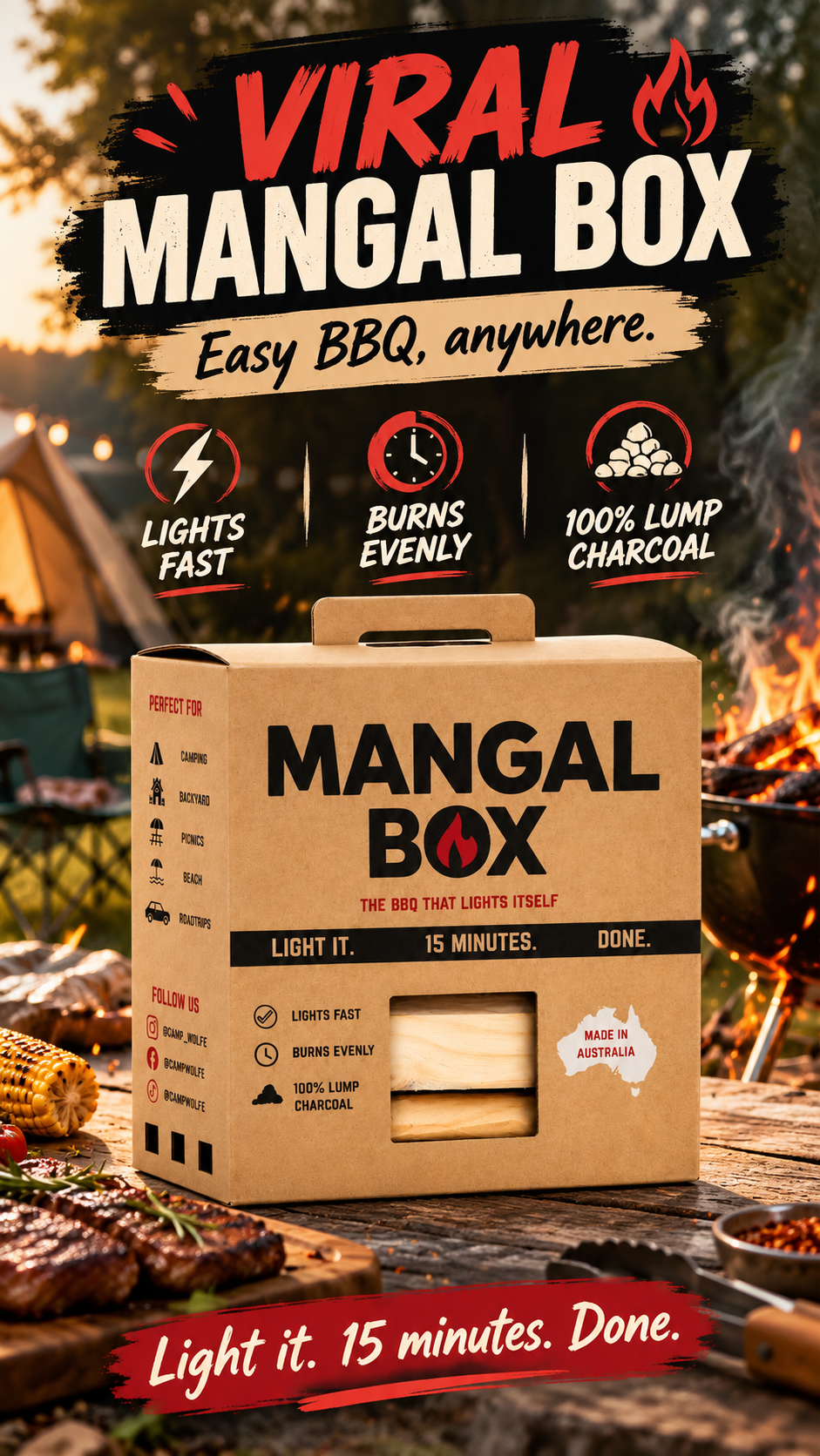 Mangal Box BBQ Charcoal