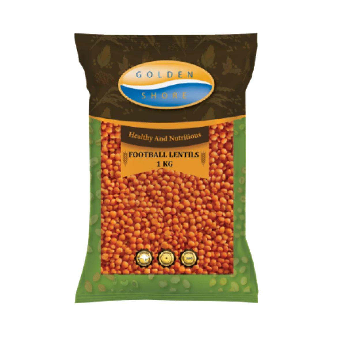 D206 Futbol Şeklinde Kırmızı Mercimek 1KG