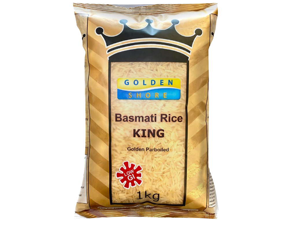 E202 BASMATI RICE G/SHORE KING 1KG