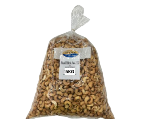 GOLDEN SHORE Roasted Cashew (SALTED) 5KGS BAG