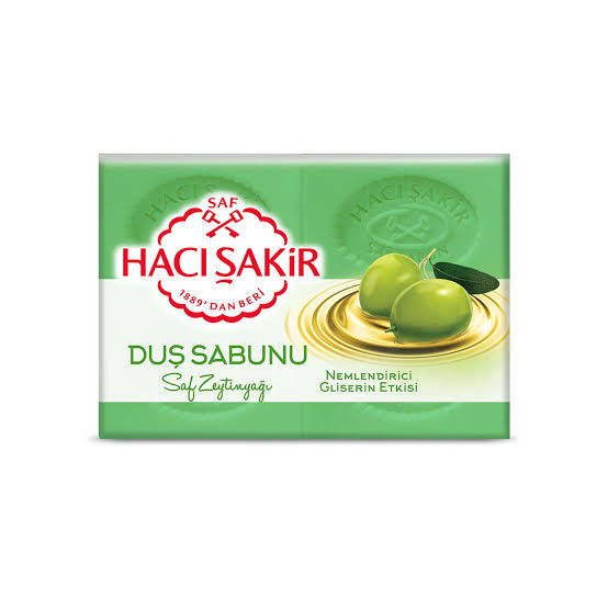 Haci Sakir Soap Olive Oil (Zeytinyağli Sabun) 4 bars