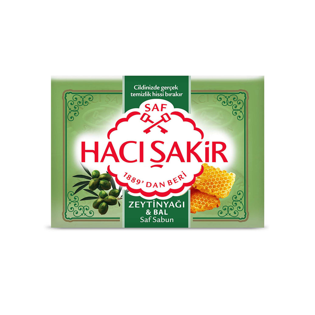 Haci Sakir Soap Olive Oil & Honey (Zeytinyağli Sabun) 4 bars