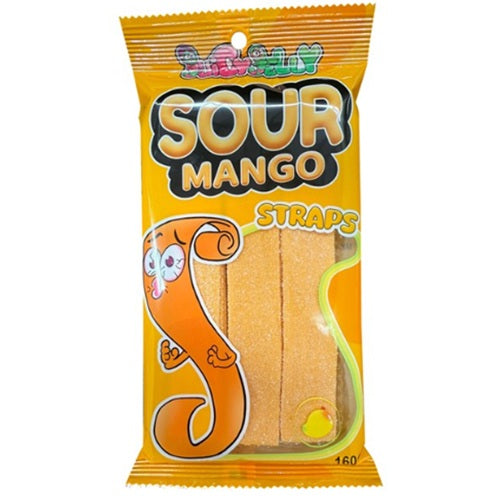 SOUR MANGO STRAPS 160GR