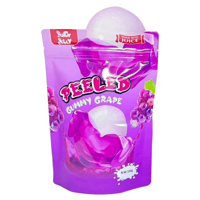 JUICY JELLY PEELED GRAPE 120GR