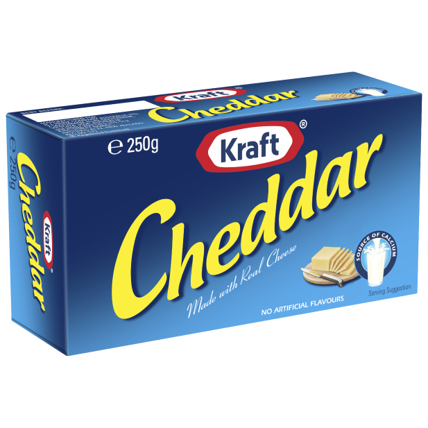 Kraft Cheddar Block 250gr