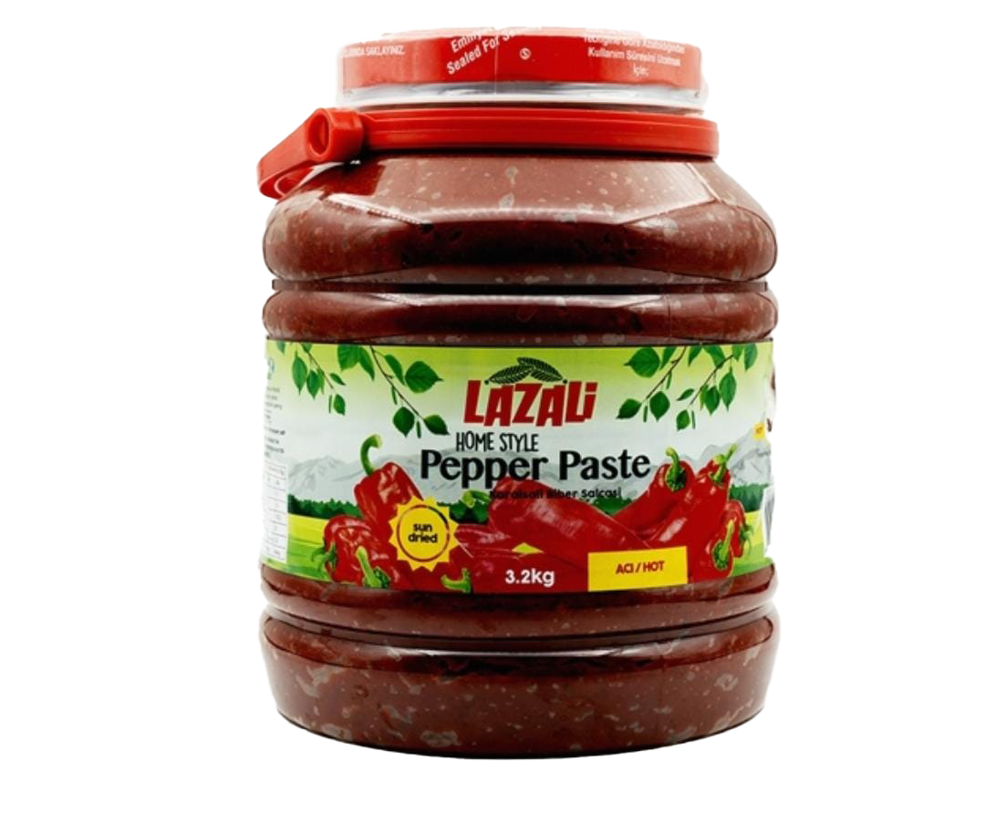 PEPPER PASTE HOT LAZALI 3KG