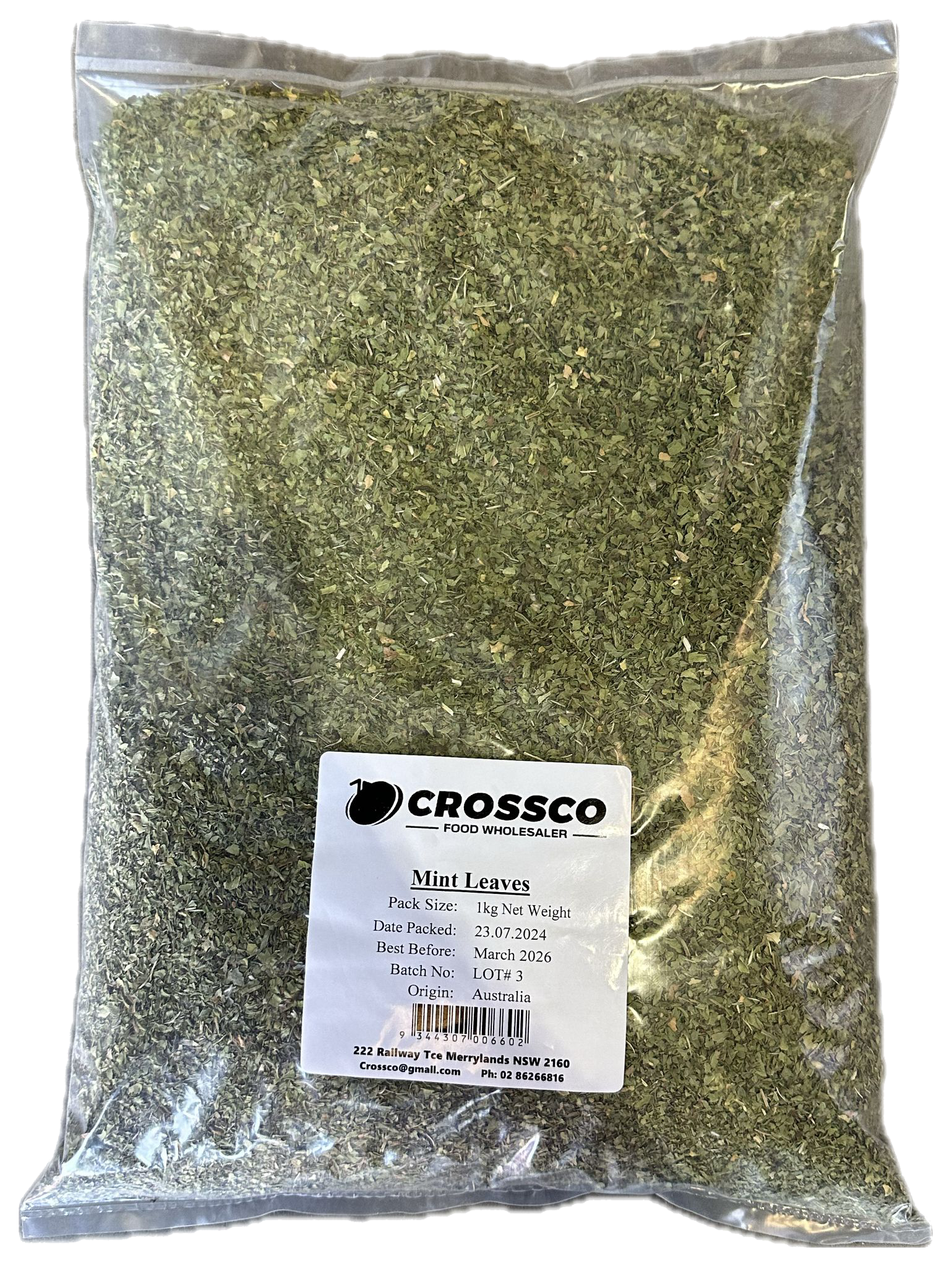 Turkish Mint Leaves Green 1kg