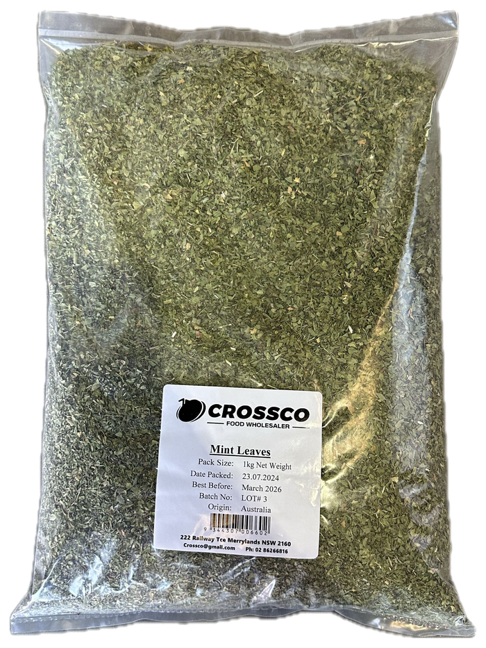 Turkish Mint Leaves Green 1kg