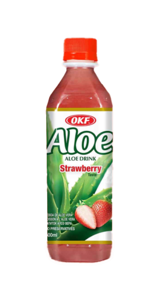 OKF Aloe Vera Strawberry Drink 500ml