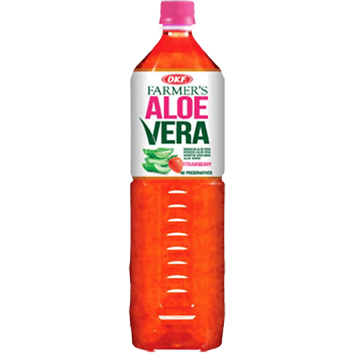 OKF Aloe Vera Strawberry Drink 1.5L