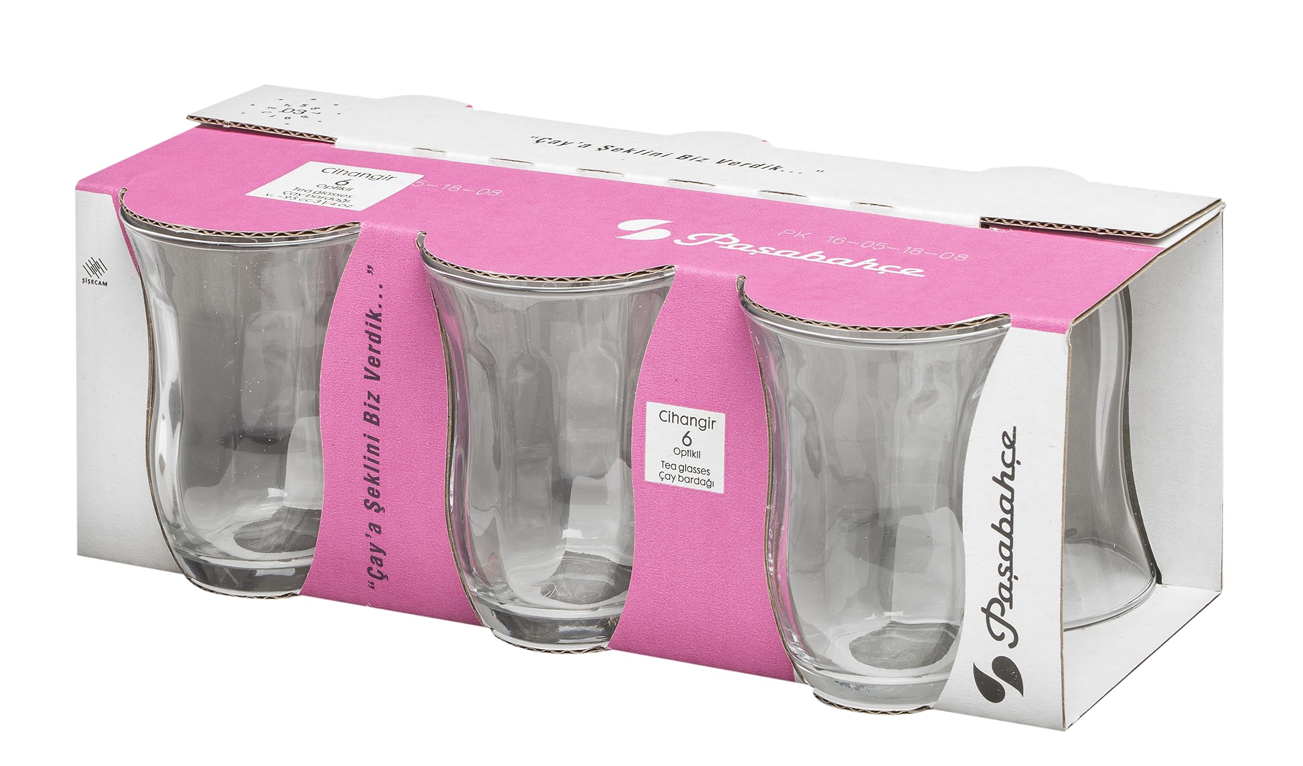Pasabahce Cihangir Tea Glass Set of 6