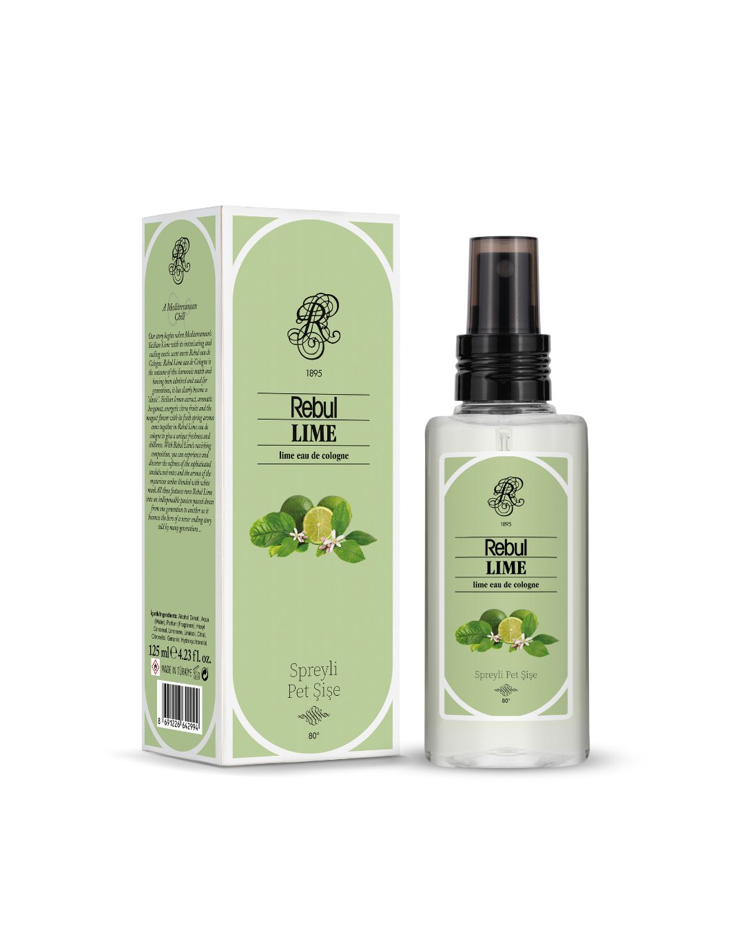 Rebul Spray Cologne Lime 125ml