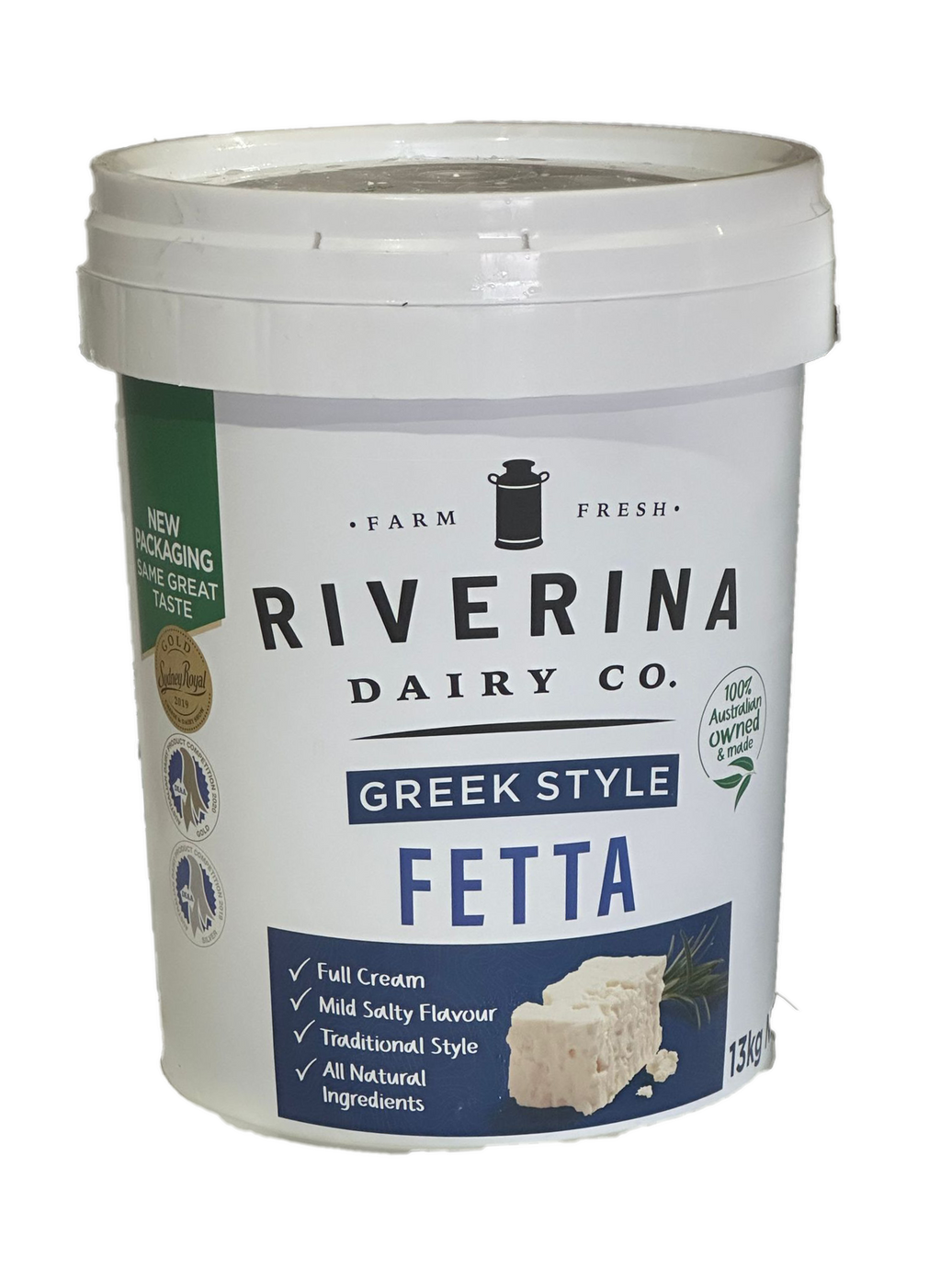 RIVERINA GREEK STYLE FETA 13 KG
