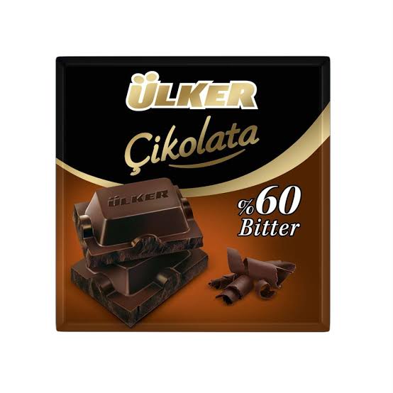 Ulker Dark 60% Bitter Chocolate Bar 60g