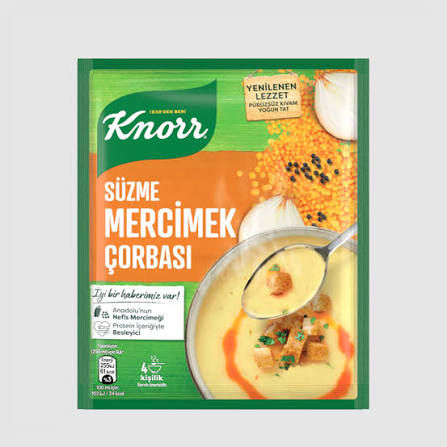 Knorr Süzme Mercimek Çorbasi 76g(Strained Lentil Soup)